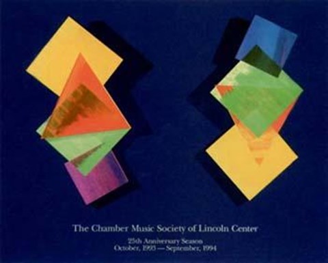 Framed Chamber Music Society 1993-1994 Print