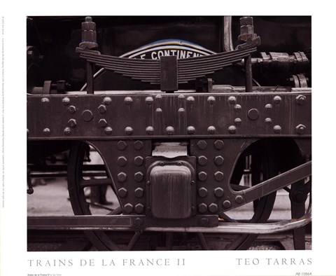 Framed Trains De La France II teo Print