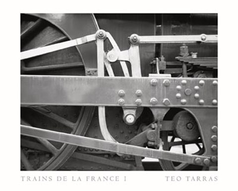 Framed Trains De La France I Print