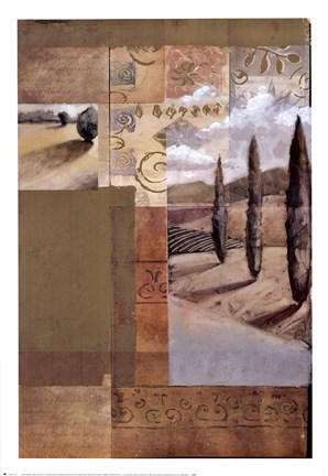 Framed Fleur De Lise IV Print