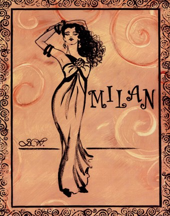 Framed Milan Print