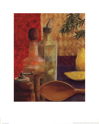 Framed Essence of the Meal II Print