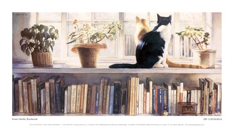 Framed Bookends Print