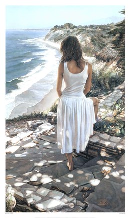 Framed Coastline Print