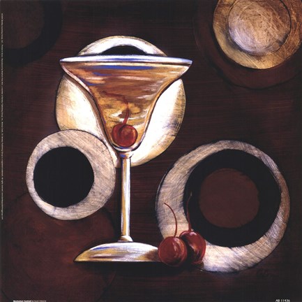 Framed Manhattan Cocktail Print