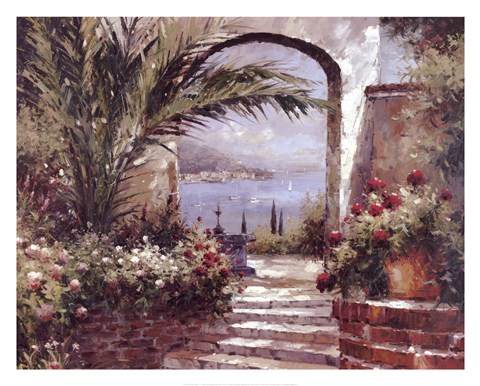 Framed Rose Arch Print