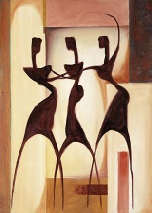 Framed Island Ladies I Print