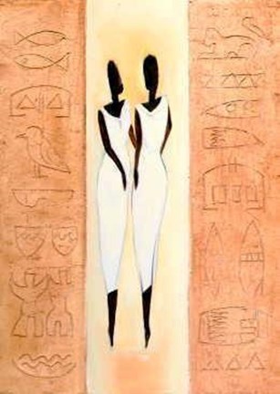 Framed Harvest Dance I Print