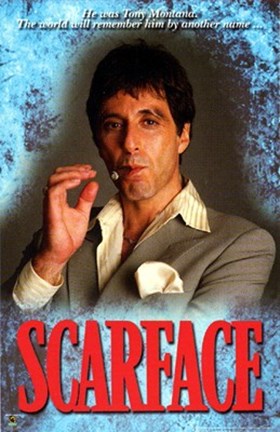 Framed Scarface, Tony Montana Print