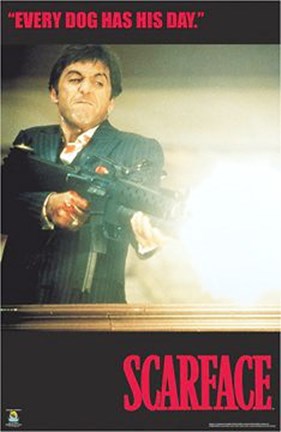 Framed Scarface, Every Dog Has His Day Print