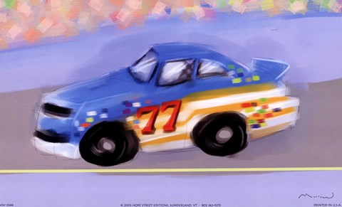Framed Racecar Print