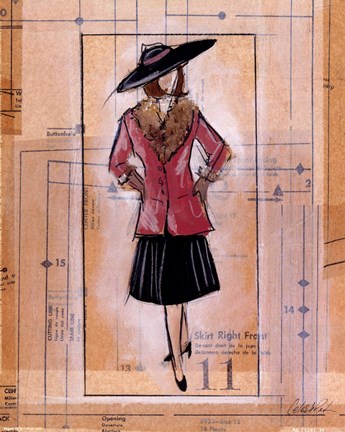 Framed Vogue IV Print