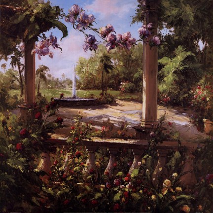 Framed Juliet's Garden II Print