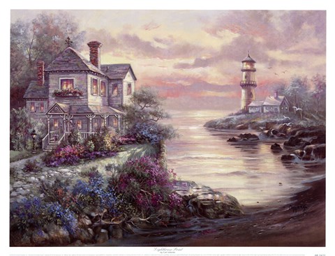 Framed Lighthouse Point Print