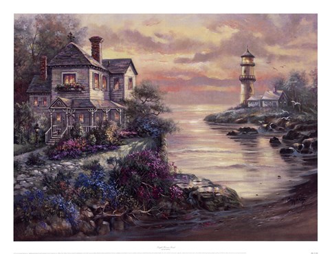 Framed Lighthouse Point Print