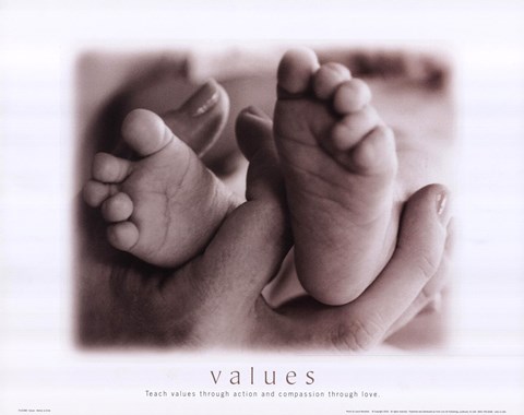 Framed Values - Mother Child Print
