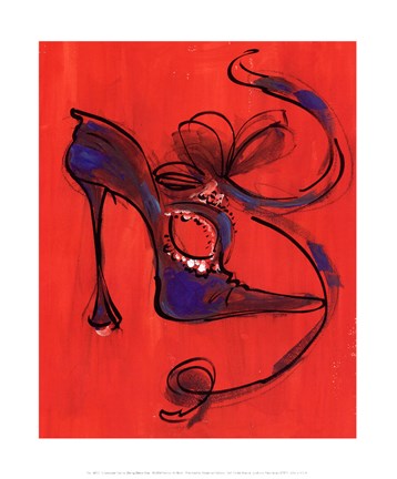 Framed Daring Debra Shoe Print