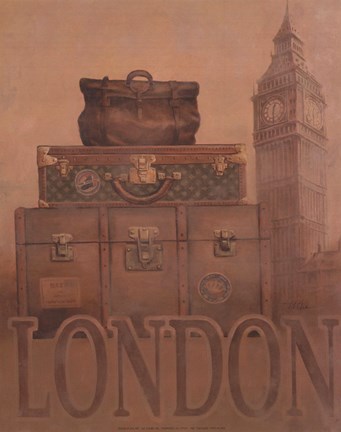 Framed Travel - London Print