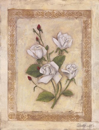 Framed Rosas Blancas ll Print