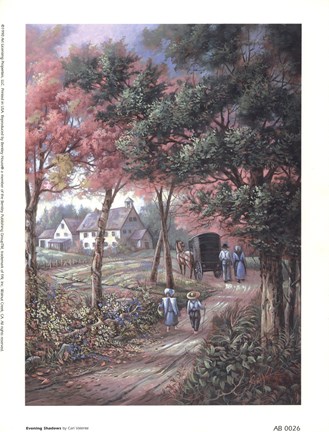 Framed Evening Shadows Print