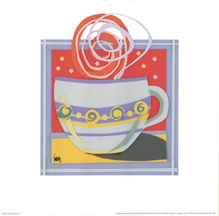 Framed Cup of Joy II Print