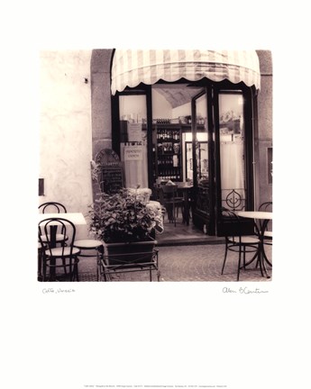 Framed Caffe, Umbria Print
