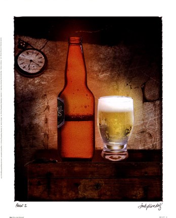 Framed Beer 2 Print
