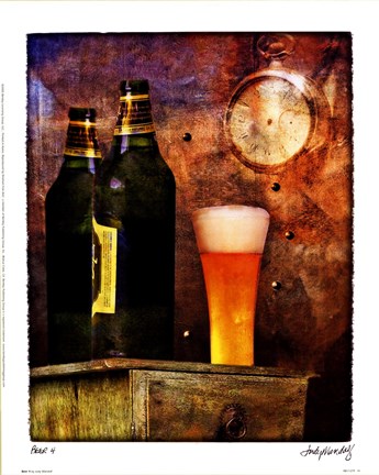 Framed Beer 4 Print