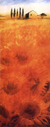 Framed Fields Of Gold Print