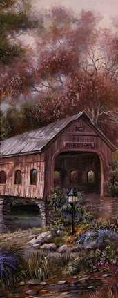 Framed Razzberry Creek Panel I Print