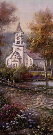 Framed Razzberry Creek Panel II Print