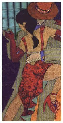 Framed Tango Night II Print