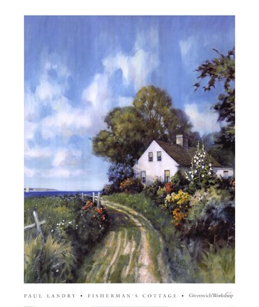 Framed Fisherman's Cottage Print