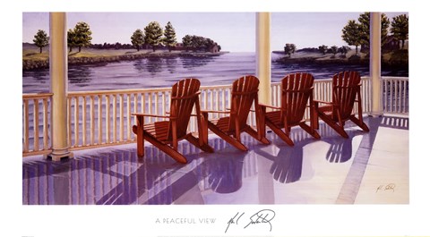 Framed Peaceful View Print