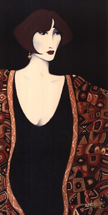 Framed Gilded Robe Print