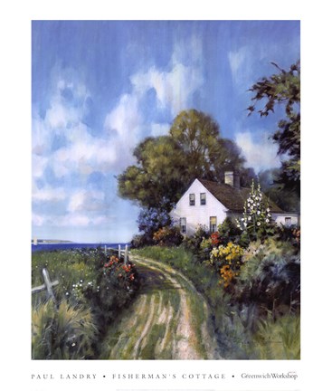 Framed Fisherman's Cottage Print
