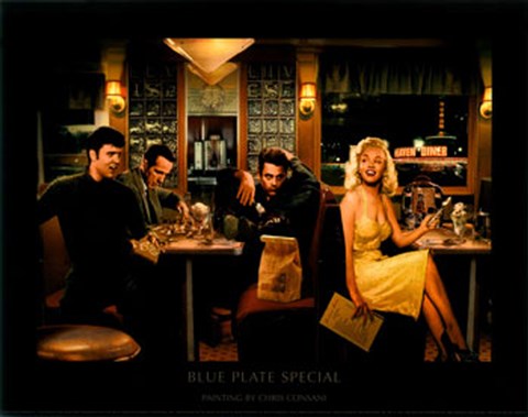 Framed Blue Plate Special Print