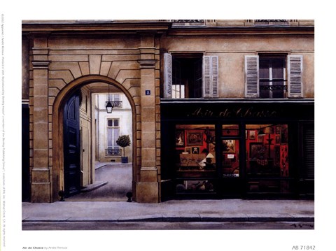 Framed Air De Chasse Print