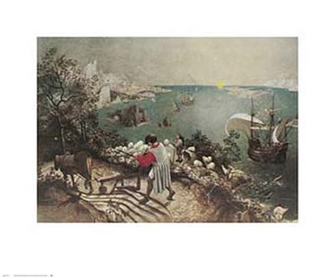 Framed Fall Of Icarus Print