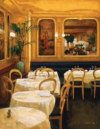 Framed En Jaune Print