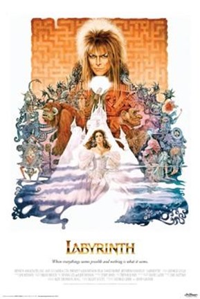Framed Labyrinth, Movie Poster Print