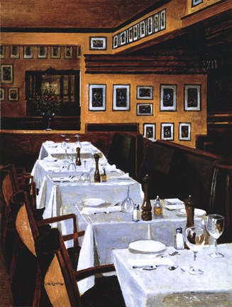 Framed Restaurant La Gallerie Print