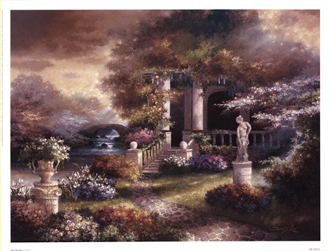 Framed Enter The Light Print