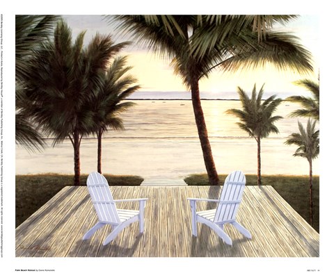 Framed Palm Beach Retreat Print