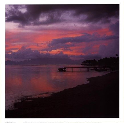 Framed Red Sky At Night Print