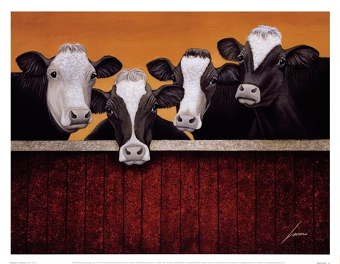 Framed Waiting For Company Print