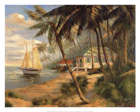 Framed Key West Hideaway Print
