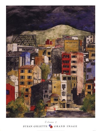 Framed Urbana 2 Print