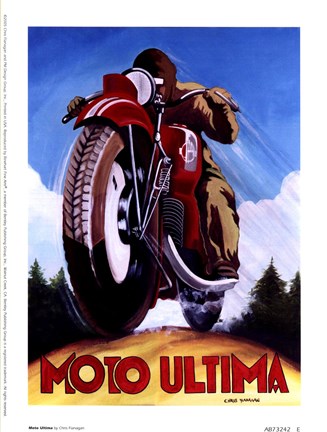 Framed Moto Ultima Print