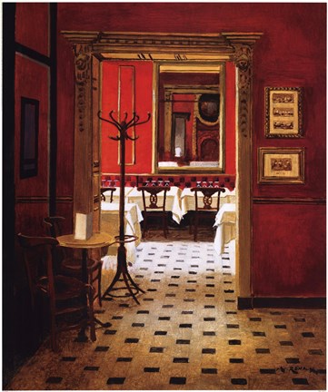 Framed En Rouge Print